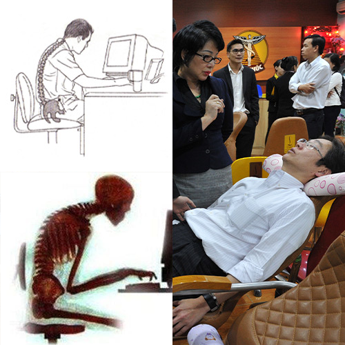 Giải pháp phòng bệnh cột sống cho người ‘làm bạn’ với máy tính